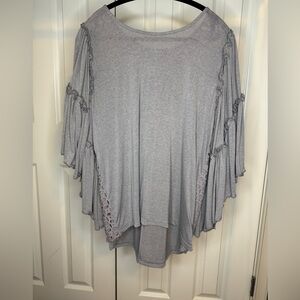 Monoreno brown/gray blouse women size large